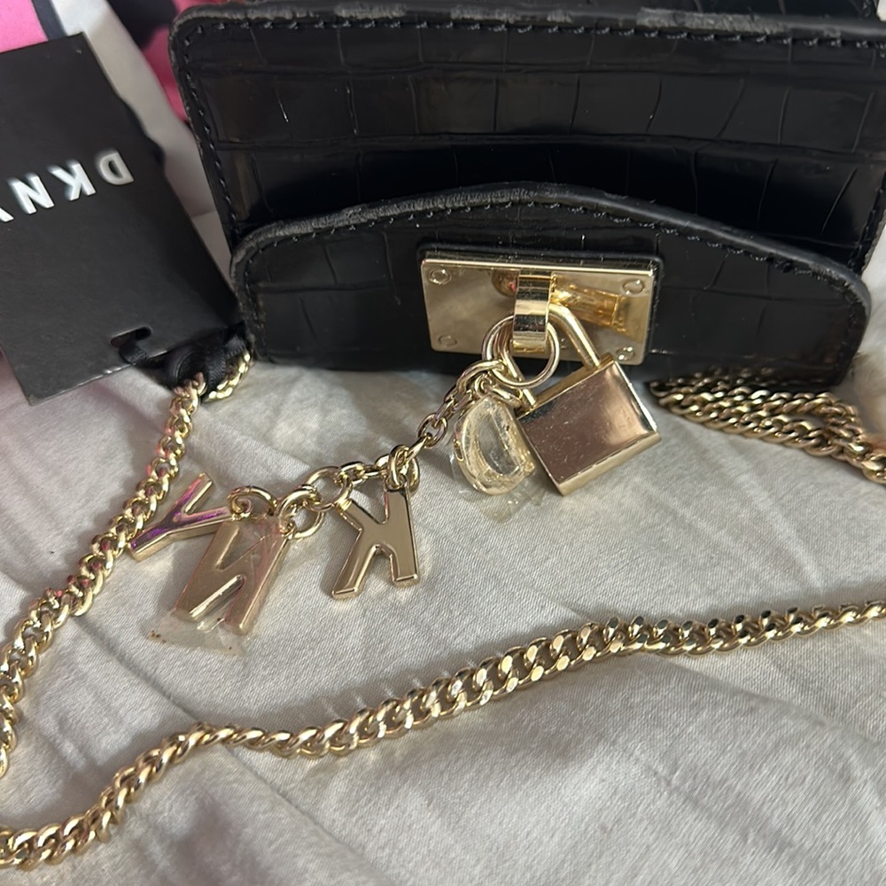 DKNY Black Elissa Micro Mini Bag - Picture 2 of 7